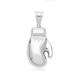 Silver Boxing Glove 