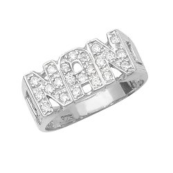 Silver Cz Nan Ring 