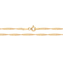9ct Gold Singapore Hollow Chain 