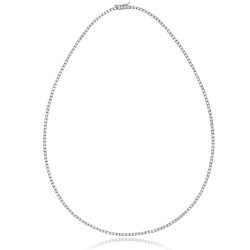 Diamond Necklace In 18ct White Gold 