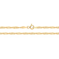 9ct Gold Singapore Hollow Chain 