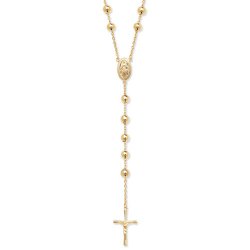 9ct Gold Rosary Necklet 