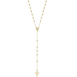 9ct Gold Rosary Necklet 