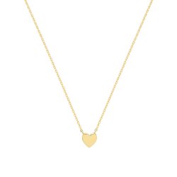 9ct Gold Heart Necklet 