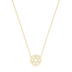 9ct Gold Mandala Necklet 