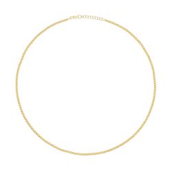 9ct Gold Beaded Necklet 