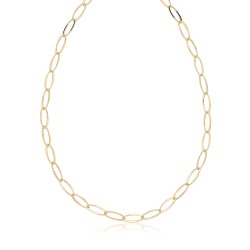 9ct Gold Hollow Necklace 