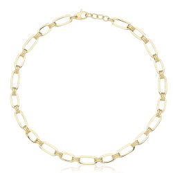 9ct Gold Hollow Necklace 