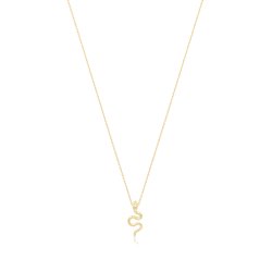 9ct Gold Snake Necklace 