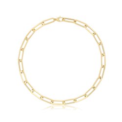 9ct Gold Hollow Necklace 