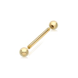 9ct Gold Bar Piercing BP160-