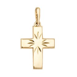 9ct Gold Cross Pendant 