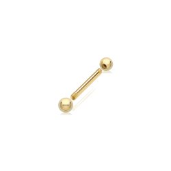 9ct Gold Bar Piercing BP120-