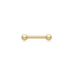9ct Gold Bar Piercing BP120-
