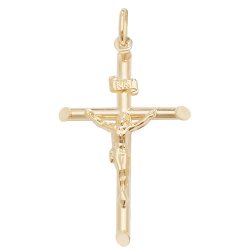 9ct Gold Crucifix Pendant 