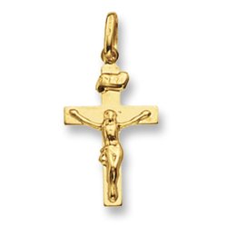9ct Gold Crucifix Pendant 