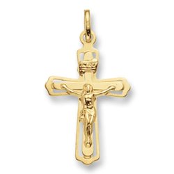 9ct Gold Crucifix Pendant 