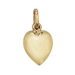 9ct Gold Heart Pendant 