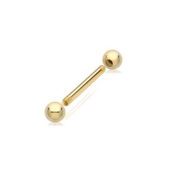 9ct Gold Bar Piercing BP160-