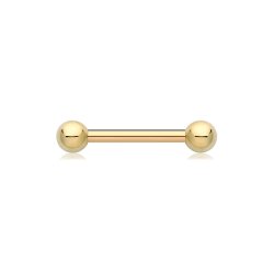 9ct Gold Bar Piercing BP160-
