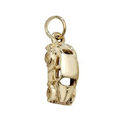 9ct Gold Beetle Pendant 