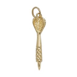 9ct Gold Dart Pendant 
