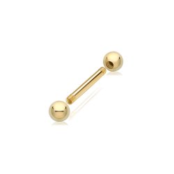 9ct Gold Bar Piercing BP160-