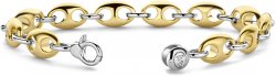 TI SENTO Gold and Silver Coffee Bean Bracelet 2981SY