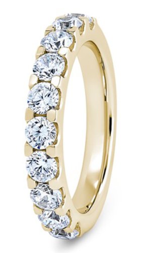 Antares 9ct Yellow Gold  3.5mm Diamond Set Wedding Ring