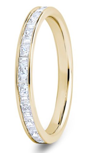 Stella 18ct Yellow Gold  2.5mm Diamond Set Wedding Ring