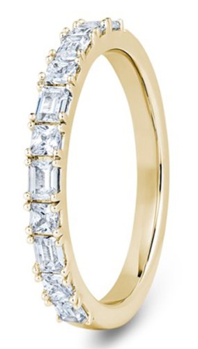 Leilani 18ct Yellow Gold  2.4mm Diamond Set Wedding Ring