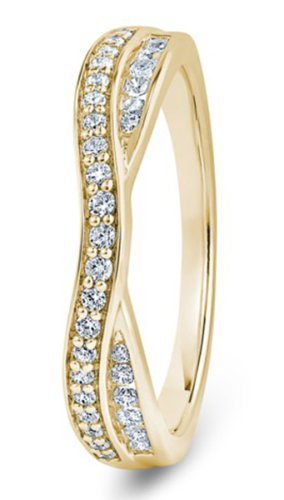 Rigel 18ct Yellow Gold  4.6mm Diamond Set Wedding Ring