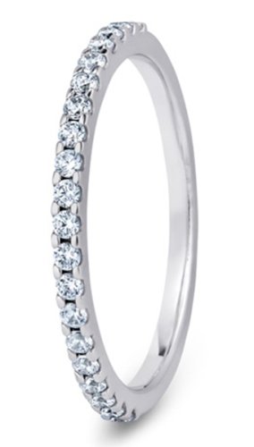 Antares Platinum  1.6mm Diamond Set Wedding Ring