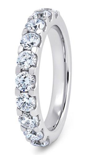 Antares Platinum  3.5mm Diamond Set Wedding Ring