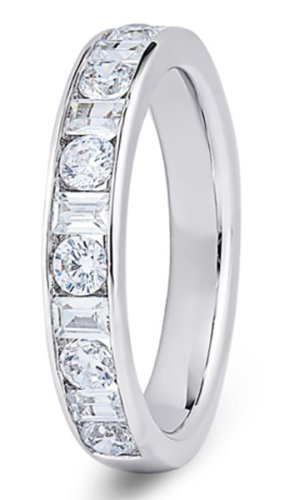 Sirius Platinum  3.9mm Diamond Set Wedding Ring
