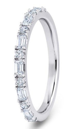 Portia Platinum  2.1mm Diamond Set Wedding Ring
