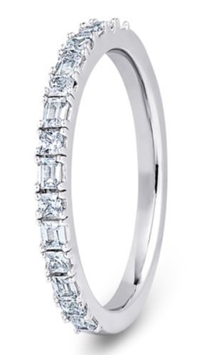 Leilani Platinum  2mm Diamond Set Wedding Ring