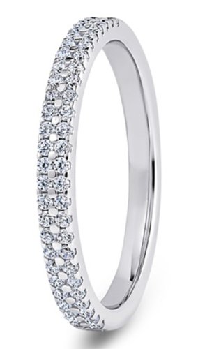 Celeste Platinum  2.3mm Diamond Set Wedding Ring