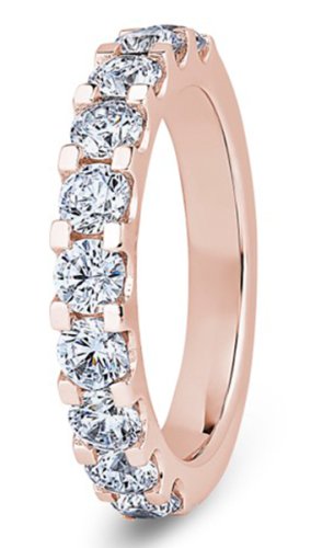 Antares 9ct Rose Gold  3.6mm Diamond Set Wedding Ring