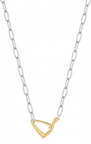 Ania Haie Silver Arrow Link Chunky Chain Necklace