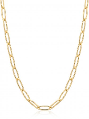 Ania Haie Gold Paperclip Chunky Chain Necklace