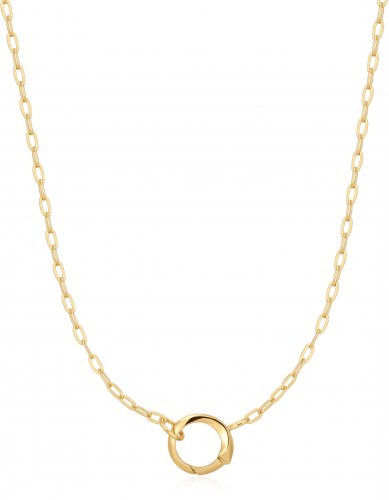 Ania Haie Gold Mini Link Charm Chain Connector Necklace