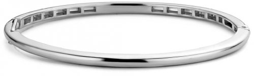 TI SENTO Silver Plain Bangle 2889SI