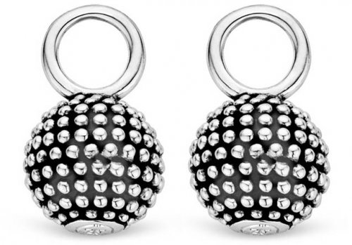 TI SENTO Silver Bobble Ball Ear Charms 9162SB