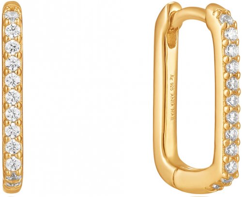 Ania Haie Glam Oval Hoop Earrings