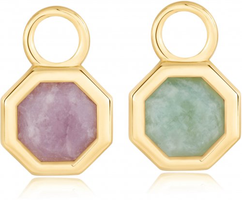 Ania Haie Gold Octagon Gemstone Earring Charm
