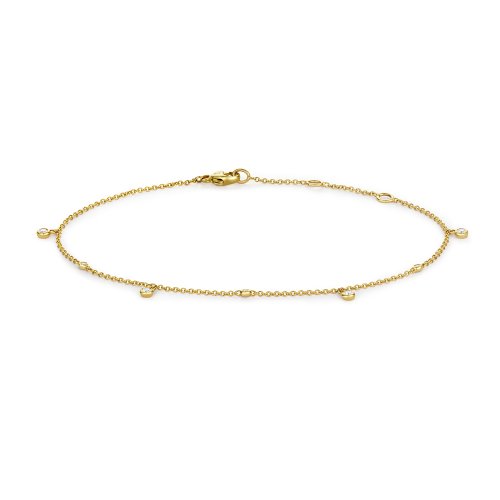Diamond Bracelet In 9ct Gold 