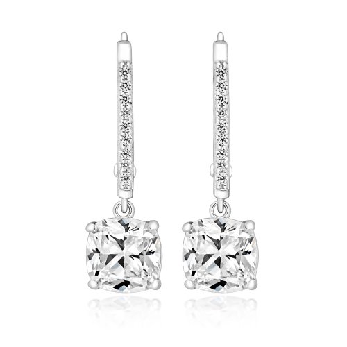 Cushion Cut Drop Earrings LEG0075