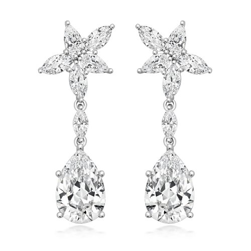 Pear Shape With Fancy Marquise And Pear Drop Earrings LEG0052