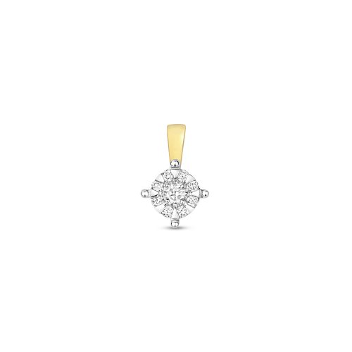 Diamond Brilliant Range Pendant In 9ct Gold 